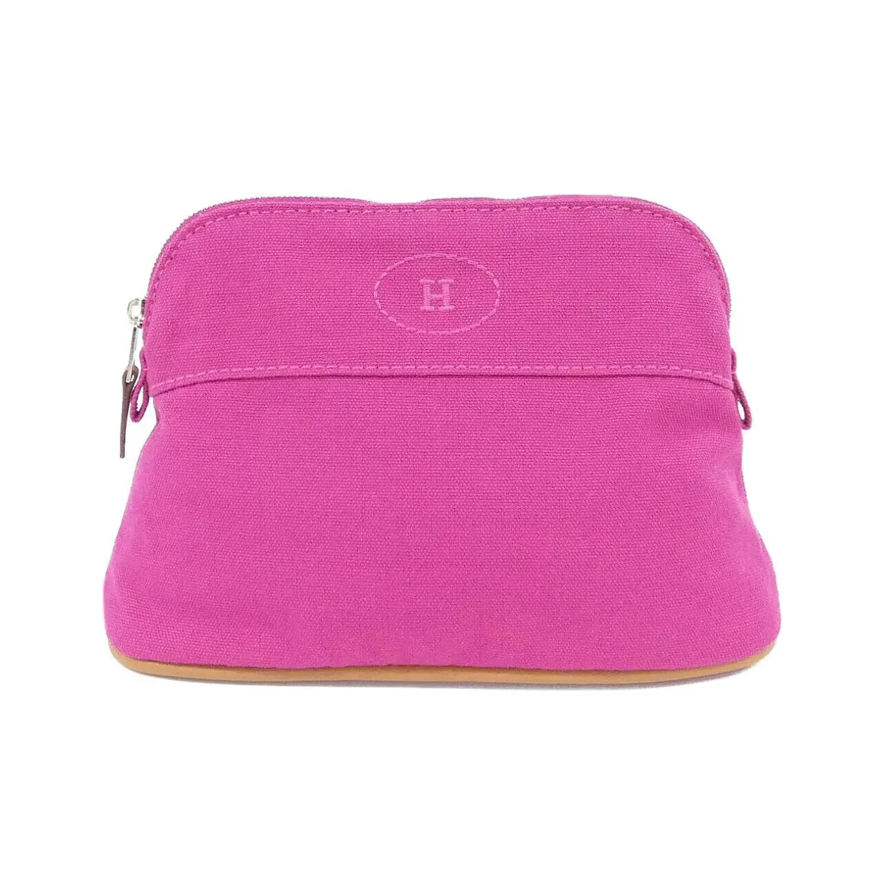 Pre-owned HERMÈS Canvas Small Leather Goods Hermes Bolide MINI Pouch