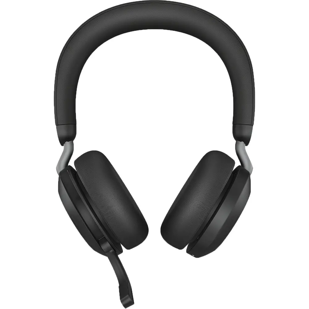 Jabra Evolve2 75 MS Wireless with Charging Stand USB-A Headset - Black