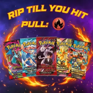 Pokemon Fire Energy Rip Till You Hit Booster Packs (PICK YOUR SET + 2 Pack Minimum)