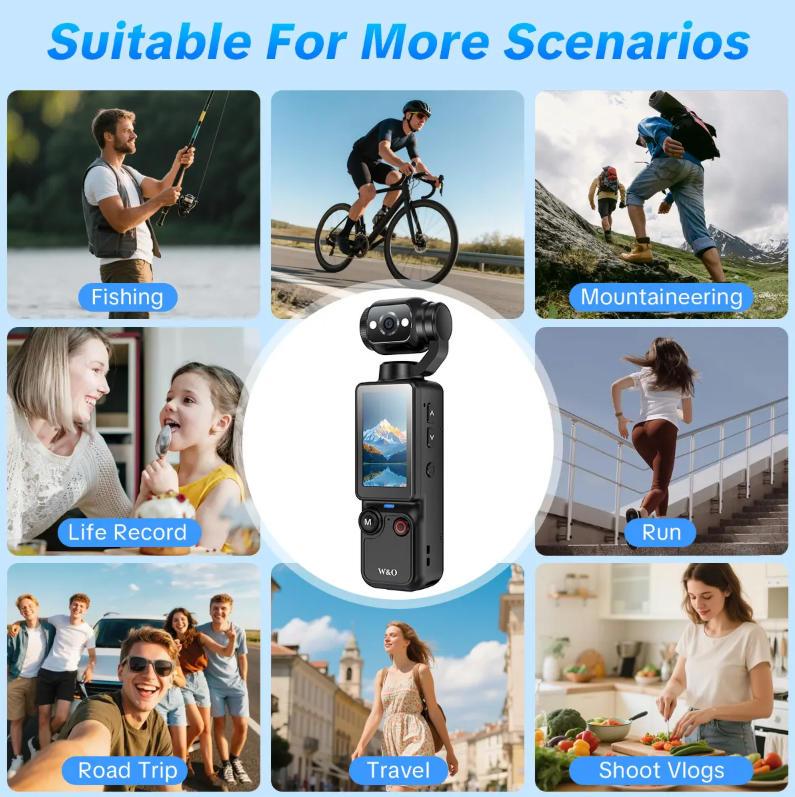 New upgrade Vlogging Camera with 32GB Card, Video Recorder, Digital Vlogging Camera with 180° Rotating Lens, Full Body Camera for Vlogging, Travel & Daily Life Recording, Camcorder, Christmas Gift
