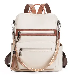 【Telena】Womens Backpack Purse Vegan Leather Large Travel Work Backpack College Shoulder Bag with Tassel Gift #TikTokShopBlackFriday