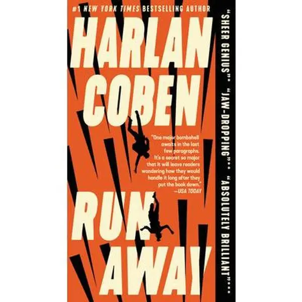 Used Literature Book - Harlan Coben's "Run Away" Hardcover Fiction Book, Thriller Novel Exploring Families in Crisis (English)