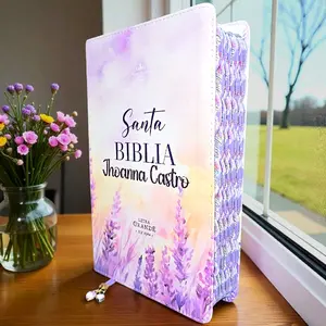 Deniashop Biblia Personalizada es Version Reina Valera 1960 Letra Grande de 12 Puntos Tamaño Manual en Idioma Español