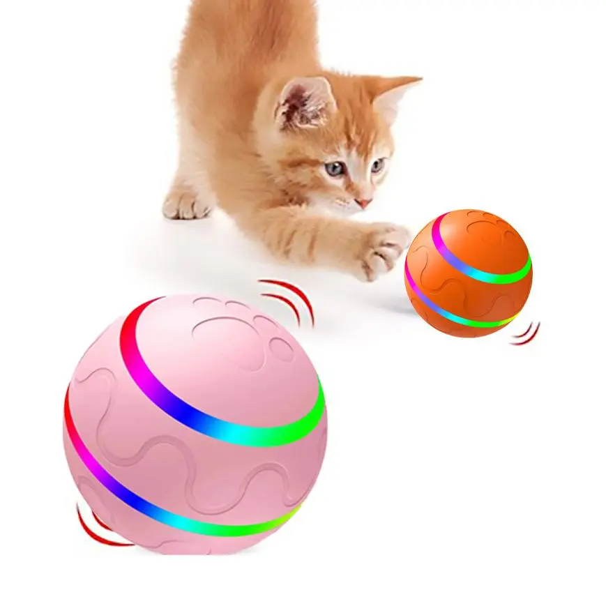 Interactive Dog Toy Ball with Remote Control, Smart Electric Pet Moving Ball for Dogs and Cats, USB Rechargeable Silicone Toy for Boredom Relief Indoor Play