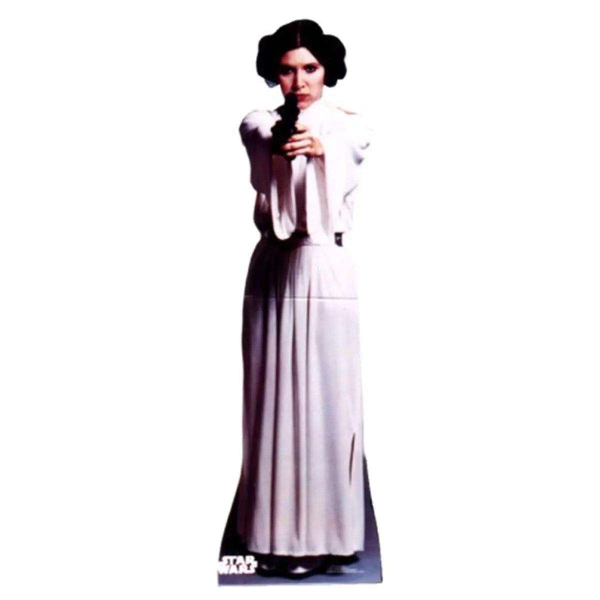 212 MAIN Star Princess Leia Organa 62-In Heavy-Duty Cardboard Stand-Up - Front Hollow Out Design, Photo-Worthy Decor, Home & Party Supplies
