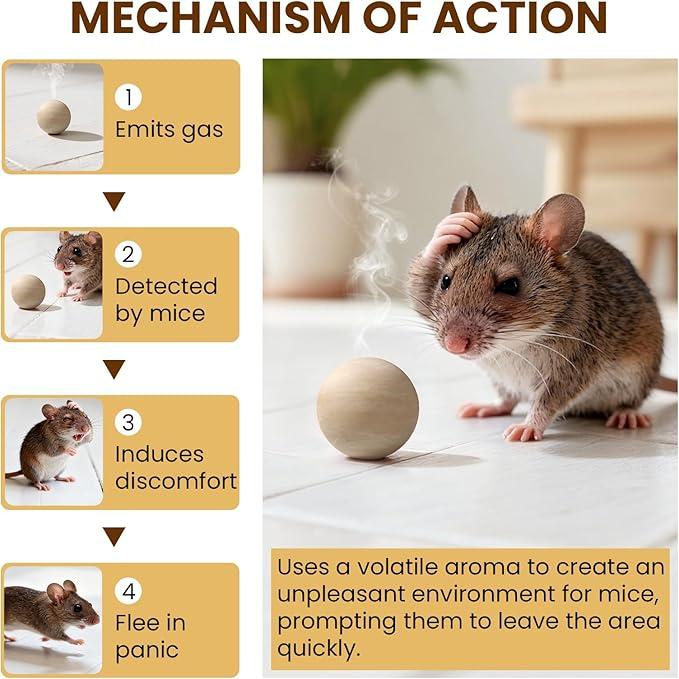 36-Pack Peppermint Oil Repellent Fast-Acting All-In-One Formula Deters Rats Mice Ants Eco-Friendly Cost-Effective Long-Lasting Strong Scent User-Friendly Safe