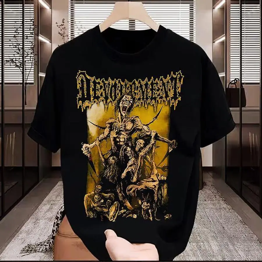 Devourment Vintage Graphic T Shirt Molesting The Decapitated Fan Collection HY6213