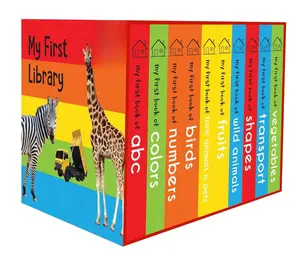 My First Library: Boxset of 10 Board Books for Kids