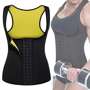 Fitness Sweating Vest for Summer - Polyester Blend Shaper with Wide Cloth - Standard Thickness - Available in Asian Sizes - Choose Larger for Best Fit