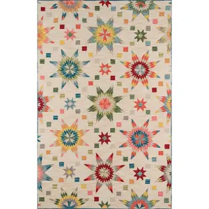 Momeni Summit SUM19 Multi Casual Hand Hooked Rug
