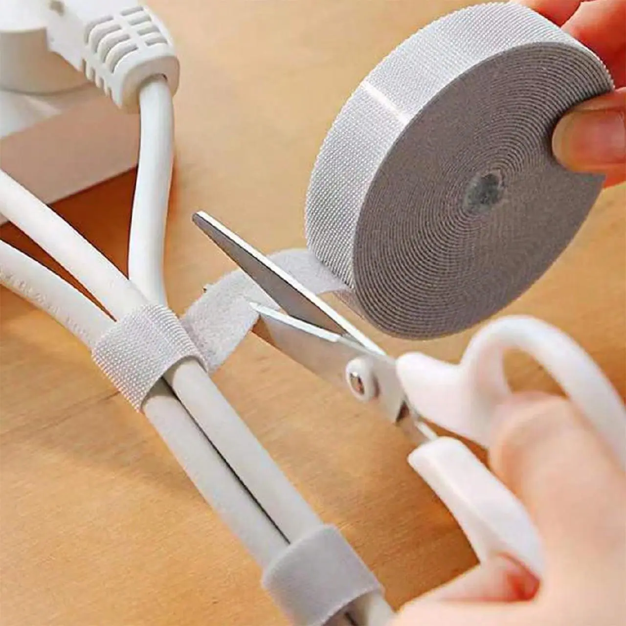 Cable Tie, Multifunctional Cable Tie, Cable Management Tie, 1 Count Cable Organizer, Computer Cable Tie, Desktop Cable Organizer, Fixing Tie, Data Cable Storage Tie, Office Supplies, Office Desk Accessories, Office Essentials, Work Accessories