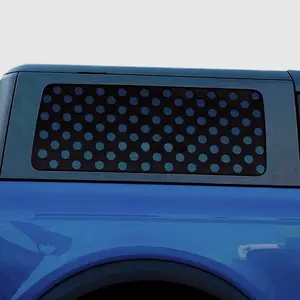 Rear Window Sticker Decals Trim For Ford Bronco 4Door 2021+