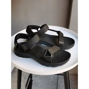 Men's Adjustable Strap Beach Sandals, Casual Comfortable Breathable Sandals for Summer, Non-slip Sports Sandals for Outdoor Hiking, Lightweight Sandal