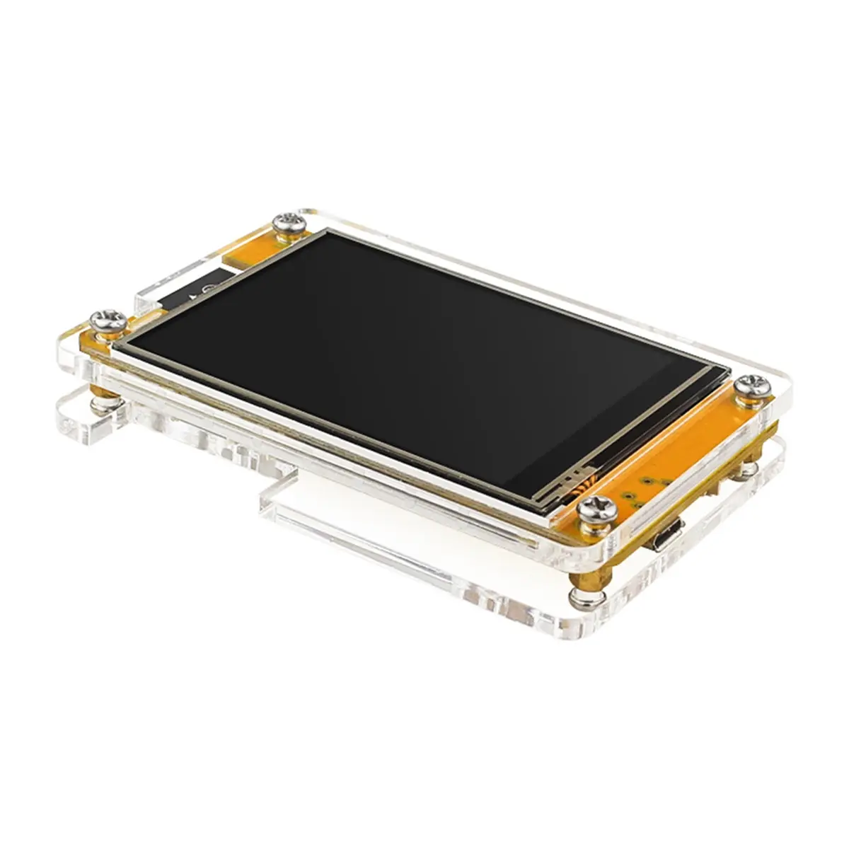 Transparent Acrylic Protective Case for 2.8 Inch LCD TFT Touch Display Screen - Screen Protection Accessory for ESP32 WROOM Development Board Module