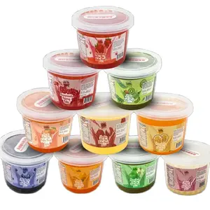 Fusion Select 6 Variety Flavors Bursting Bobaz Popping Bobaz Pearls - Fruit Tea Snack Toppings