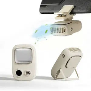 Cordless Portable Clip-On & Stand Fan, Semiconductor Cooling, Ice Cold Mode, 3-Speed Adjustable, 4000mAh Battery (Up to 16H Runtime), 360° Rotatable Rechargeable Fan Portable for Travel, Desk Use