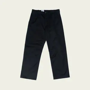 Pantt Black Cotton Twill