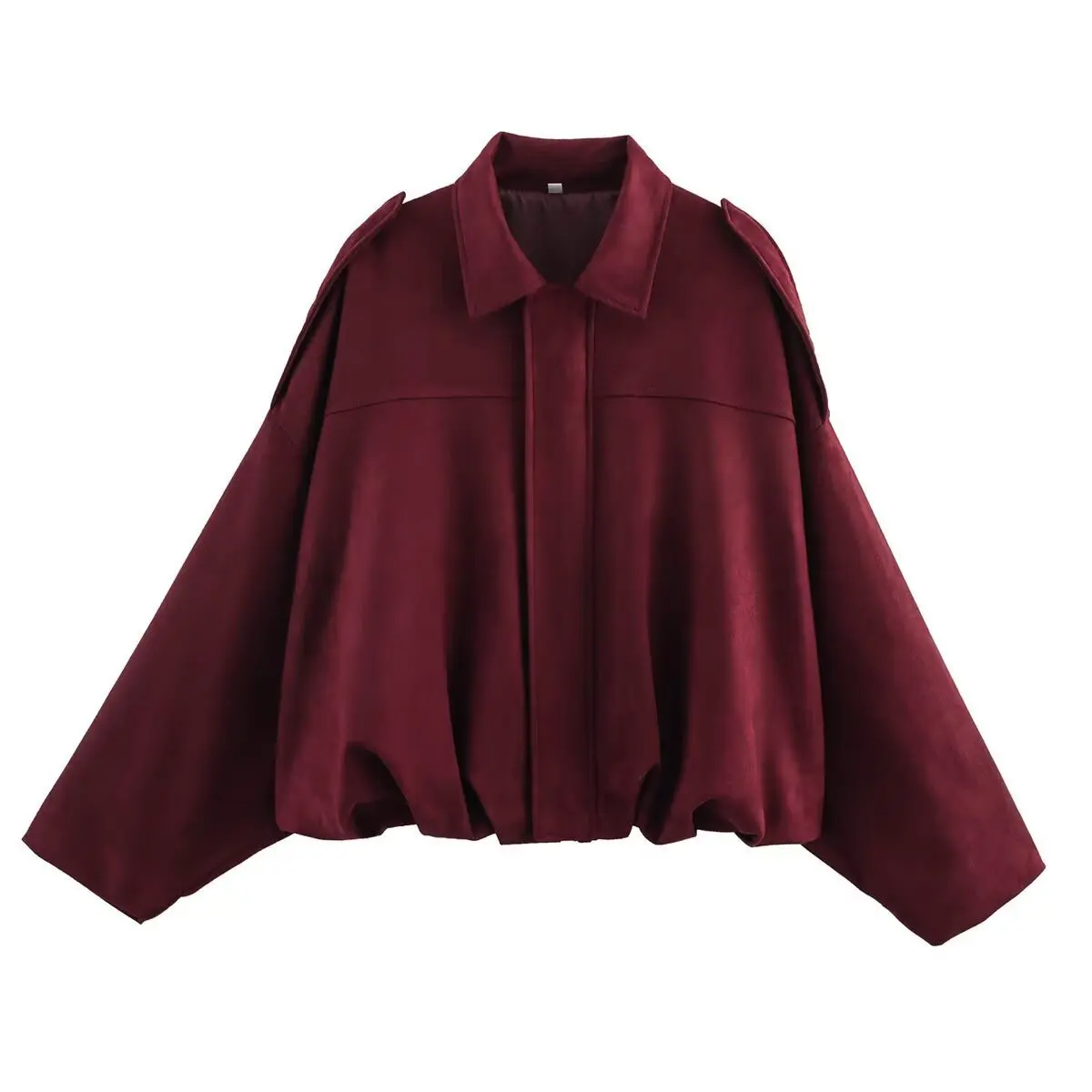 Deep red jacket
