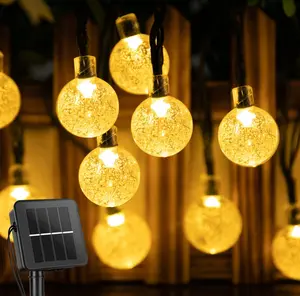 Solar Lights Outdoor Ramadan Decorations Lights 138LED Solar String Lights Outside Waterproof Patio Lights Decor for Porch Window Backyard Tent,Warm White Lights with Remote,Thanks Giving,Chirstma,Birthday