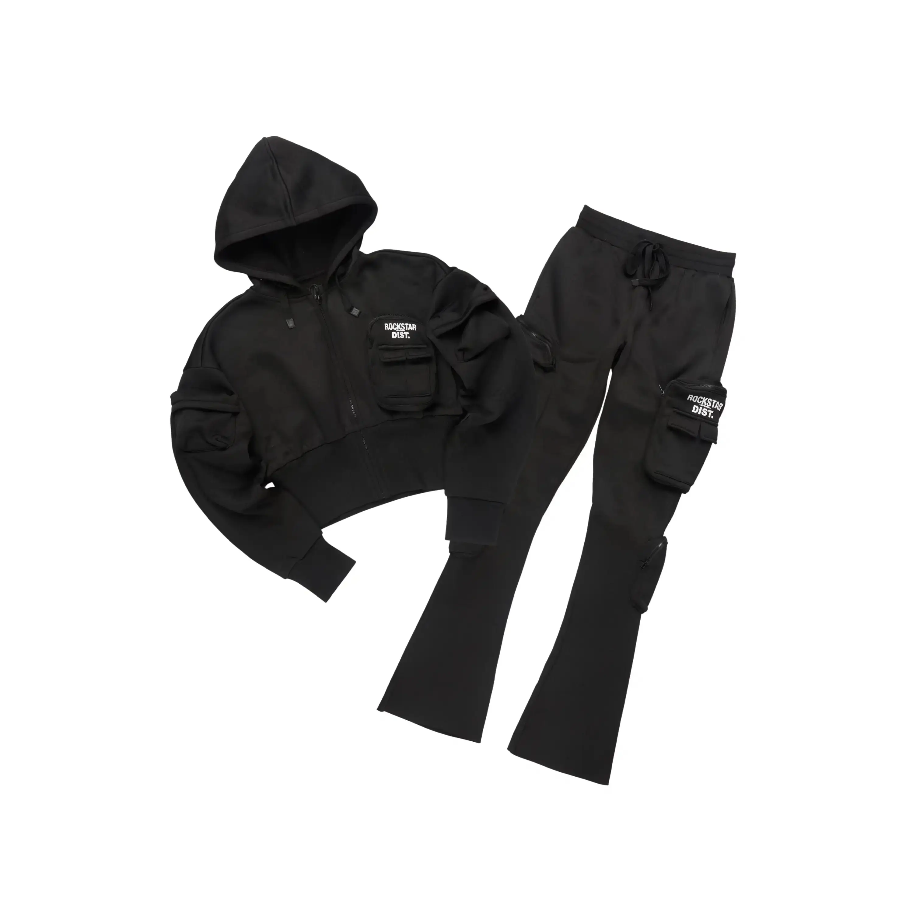 Reneikia Black Cargo Track Set