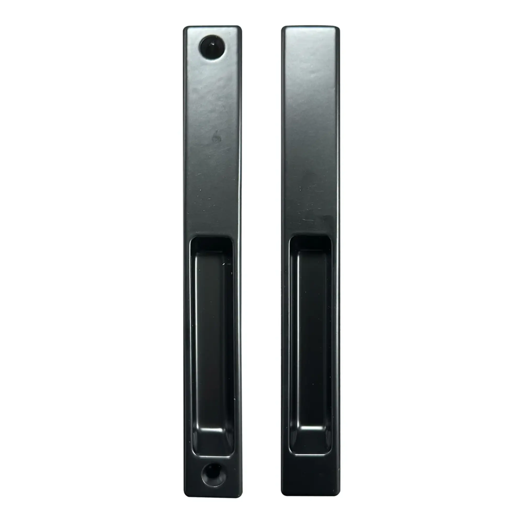 Sliding Patio Glass Door Flush Mount Dummy Handle, 6-5/8" Hole Spacing - No Lock