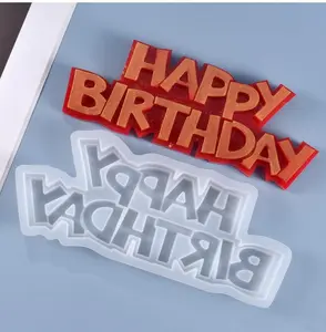Happy Birthday Mold for Resin Signs