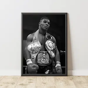 Mike Tyson Poster, Mike Tyson Print, Mike Tyson Wall Art, Boxing Poster, Vintage Sport Poster, Vintage Boxing Wall Art, Boxing Icon