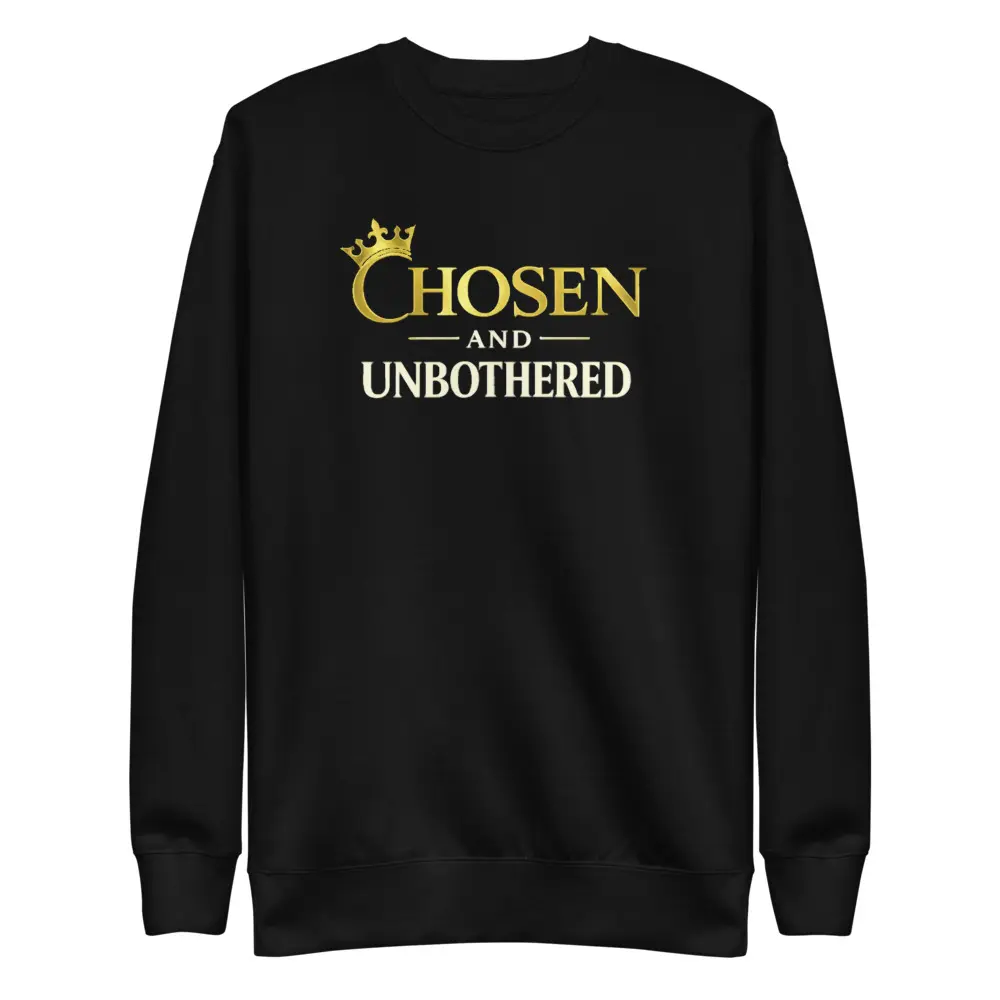 Chosen & Unbothered Unisex Premium Sweatshirt