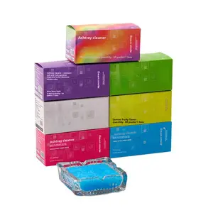 Ash Tray Deodorizing Gel, Smoke Odor Eliminator & Cleaning Formula, Forms a Fireproof Layer to Extinguish and Clean Residue, for Home Use and Gatherings