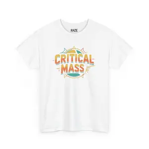 Critical Mass - Unique Cannabis Strain Graphic T-Shirt - 100% US Cotton, Unisex, Multiple Colors & Sizes