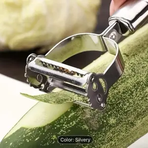Stainless steel multipurpose Fruits and vegetable peeler. Grates carrot, potatoes