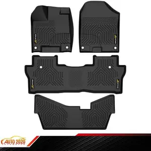 TPE 3D Floor MatsFit For 16-22 Honda Pilot Molded All Weather Floor Mats Liner