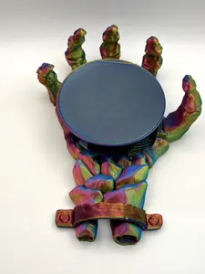 3d Printed Grabbing Skeleton Hand Coaster