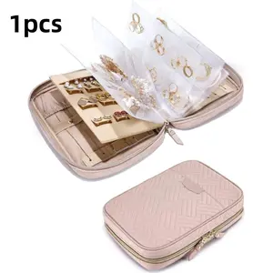 Multifunctional Jewelry Storage Bag, Binder Travel Jewelry Box, Home & Travel Storage, Organize Your Jewels Effortlessly