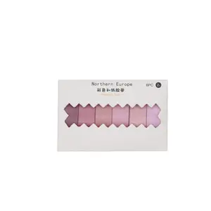 Student Diary Tape Set, Rainbow Paper Tape, Candy Color DIY Decoration Stickers, Handmade Journal Supplies, Perfect for School Projects