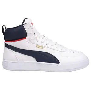 PUMA Mens Caven Mid High  Sneakers Shoes Casual - White