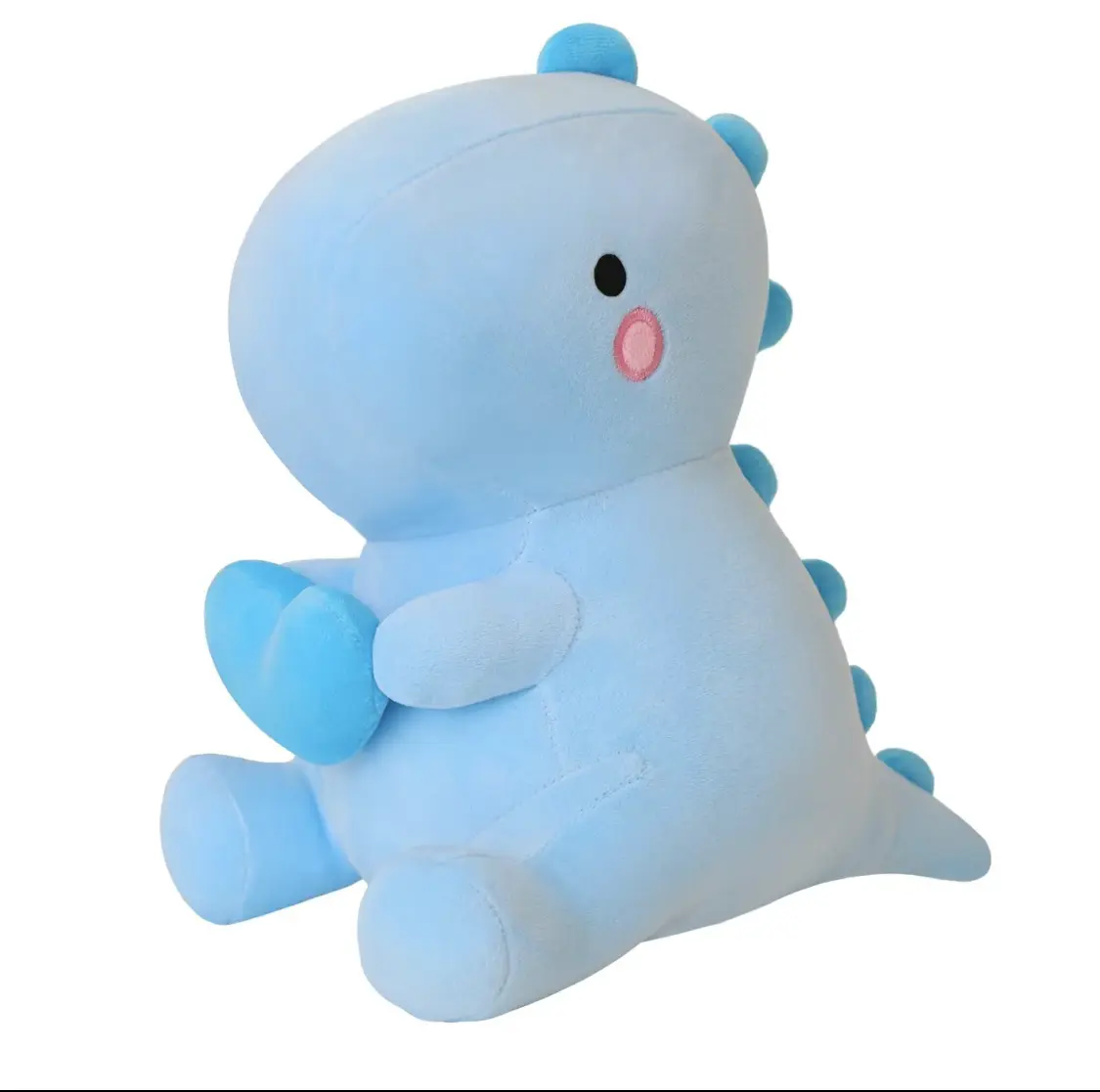 Cute Cartoon Dinosaur Design Plush Toy with Holding Heart,Soft Cartoon Animal Stuffed Toy, Sweet Romantic Birthday Gift, Home Bed Sofa Decorations, Summer Gift