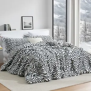 Snowball Oceans - Coma Inducer Oversized Comforter Set - Zebra Ripple