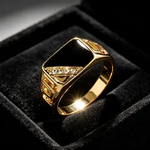 Fashion Dainty CZ Stainless Steel Ring| Minimalist Men's Band| Perfect Party & Gift Jewelry