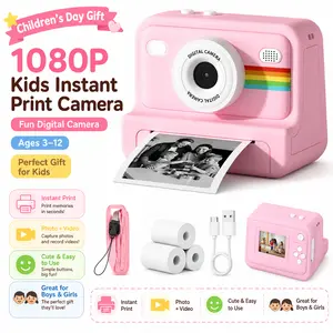 Children’s Day Gift – 1080P Kids Instant Print Camera, Fun Digital Camera for Boys & Girls Ages 3–12, Perfect Gift for Kids