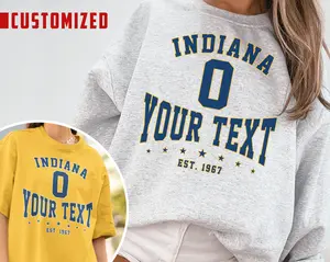 Customized Indiana Pacer Crewneck Sweatshirt T-shirt Pacers Sweater Pacers T-shirt Indiana 1967 Vintage Indiana Basketball Fan Shirt