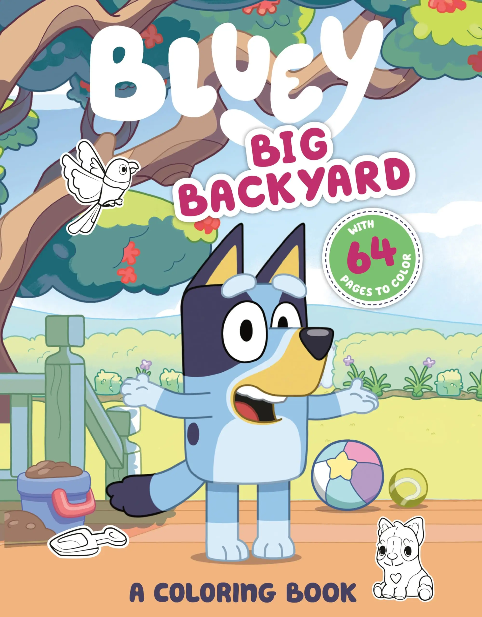 Bluey: Big Backyard: A Coloring Book -- Penguin Young Readers Licenses - Paperback