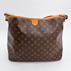 Pre-owned Louis Vuitton leather Shoulder Bags Monogram Canvas Delightful MM Bag