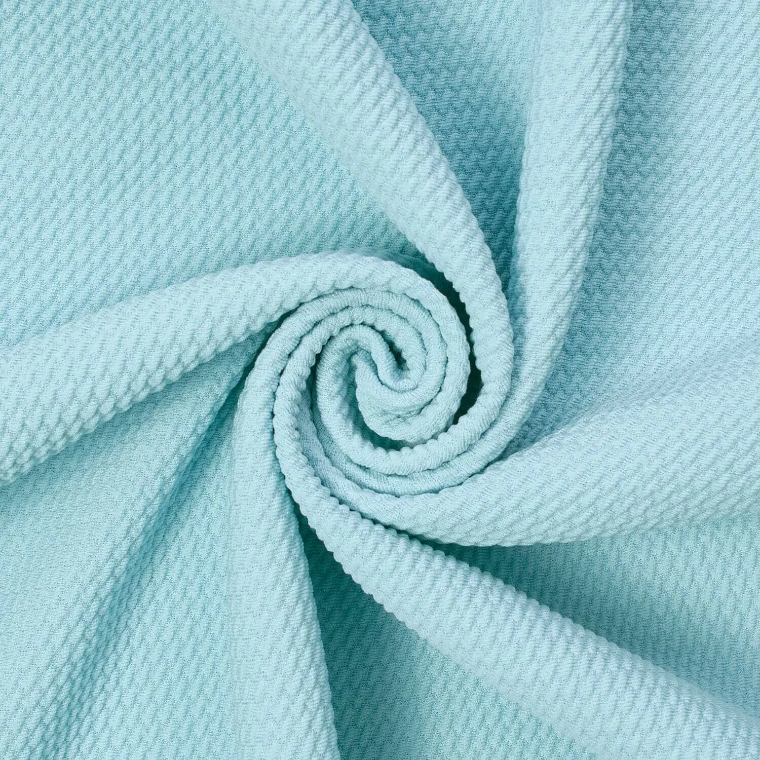 Light Blue Liverpool Bullet Knit| Textured Stretch Fabric—59" Wide