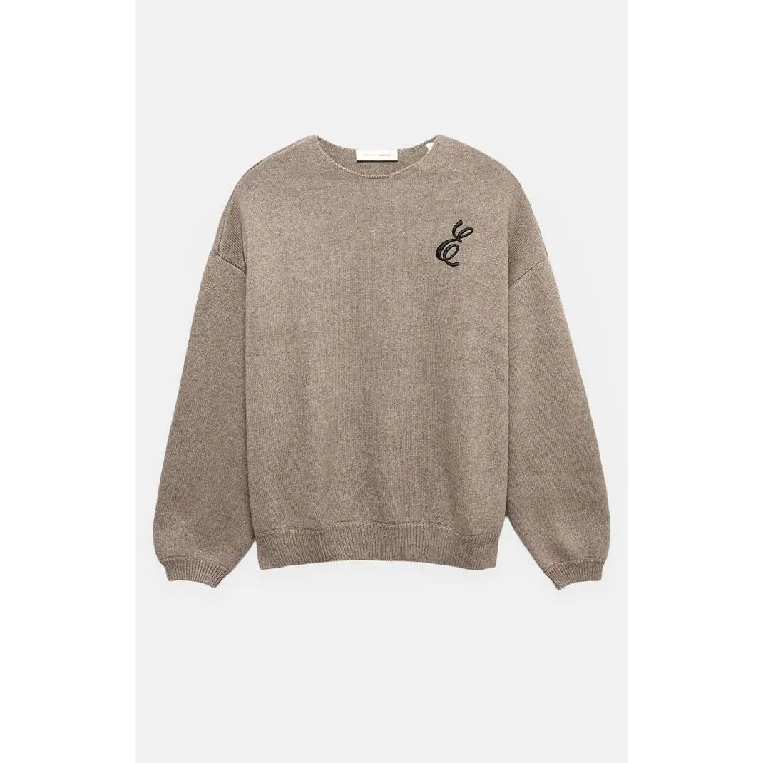 Fear of God ESSENTIALS Men's Homestead Heather Waffle Knit Crew Neck Sweater