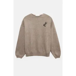 Fear of God ESSENTIALS Men's Homestead Heather Waffle Knit Crew Neck Sweater
