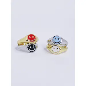 Mono Smiley Face Ring