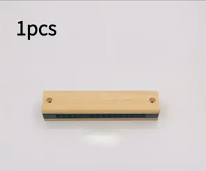 Wooden Harmonica - Authentic Sound for All Levels, Durable Eco-Friendly Craftsmanship, Perfect for Beginners & Professionals