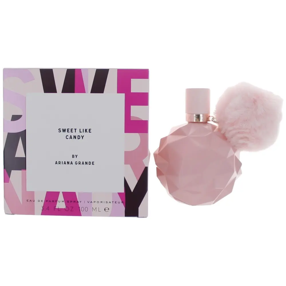 Women's Sweet Like Candy by Ariana Grande 3.4 oz EDP Spray - Gourmand Fragrance with Creamy Scent, 3.4 Fl Oz