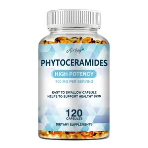 120 Airboy dietary supplements to support skin health, containing ingredients such as phytoceramides, sweet potato, and brown rice flour.